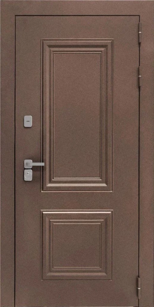 Входная дверь ДвериПРО Д-68 ФЛ-677 (10мм, белый матовый) DPRO204403 внешняя сторона